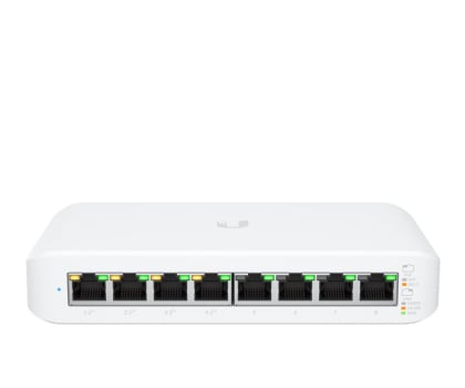 Switche Ubiquiti 8p USW-Lite-8-PoE (8x10/100/1000Mbit) 4xPoE+